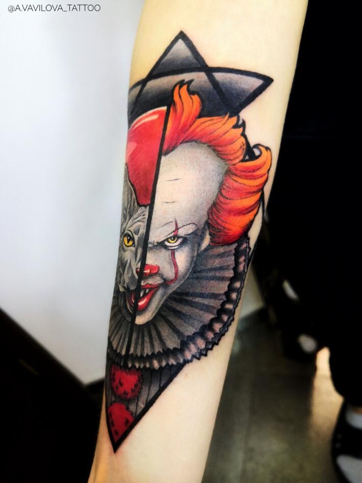 Finished Pennywise tattoo Who should I do next pennywise fyp tatt   TikTok