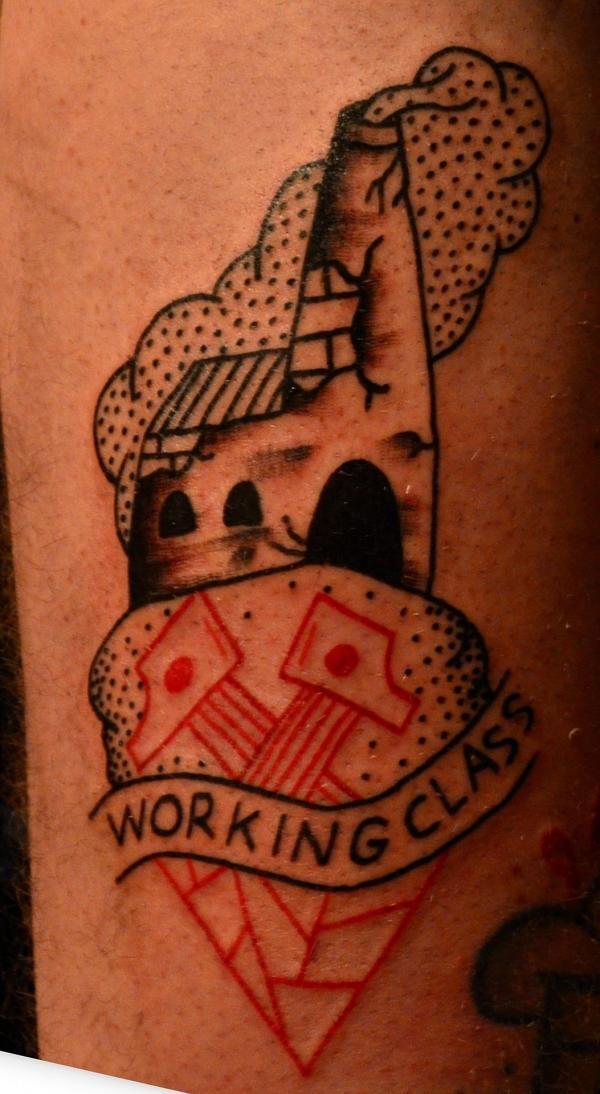 🔥🔥 “Working class pride” done by John from our east LA location. #union  #worker #bpt #tattoos #tattooideas #bwtattoo #explorepa... | Instagram
