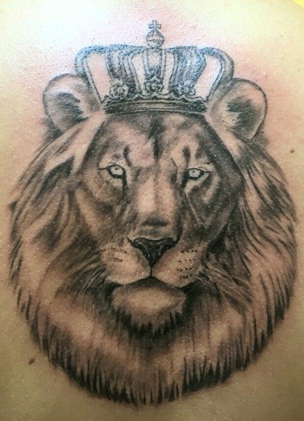Фото тату Тату львы на спине