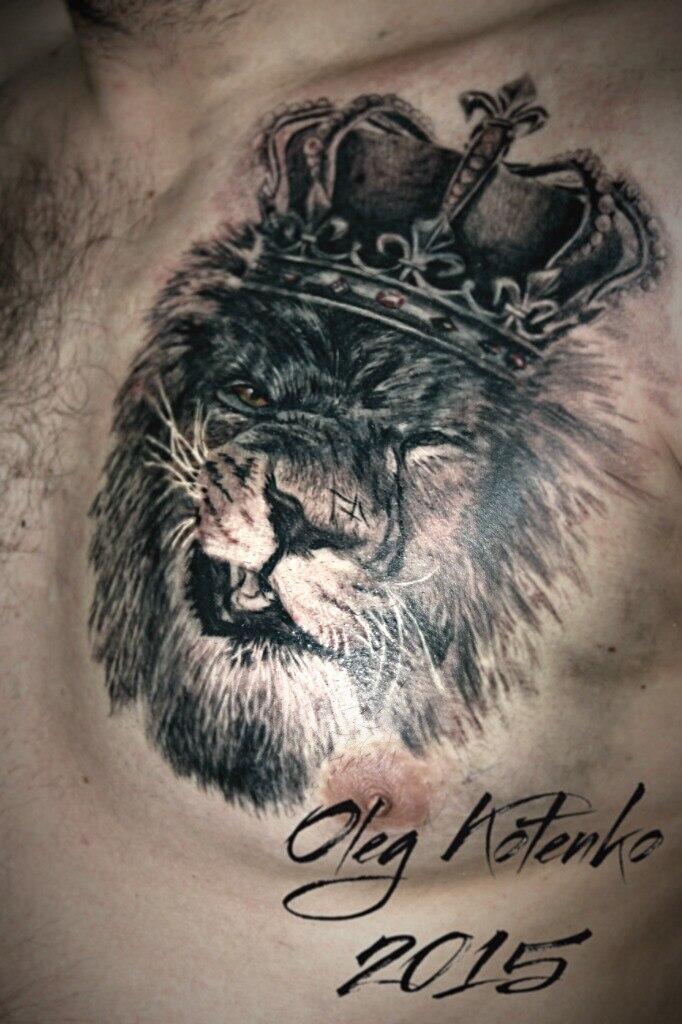 Фото тату Тату львы на груди
