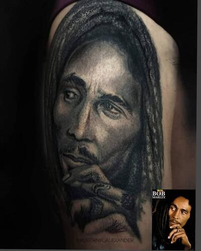 Portret Bob Marley 