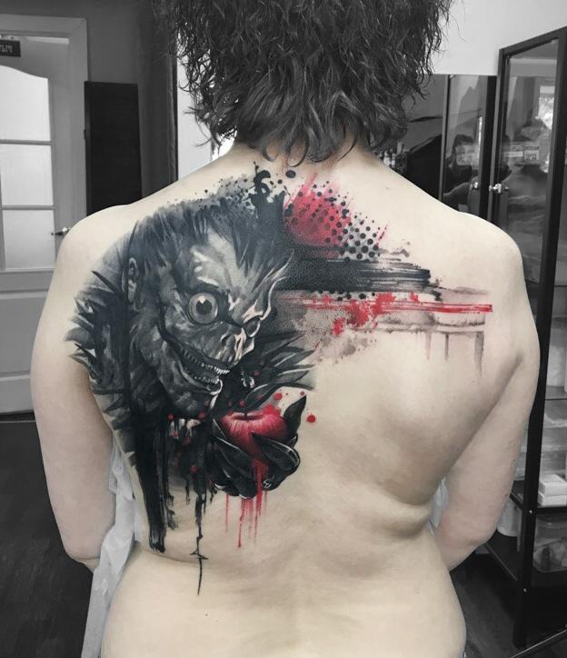 41 Ryuk Tattoos Unveiling the Enigma of the Death Note God  Psycho Tats