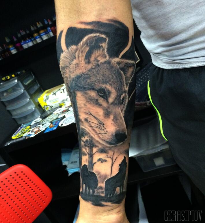 Wolfdog tattoo by Steve Butcher  Post 15674