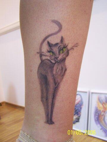 Тату кот: значение, фото татуировки, эскизы