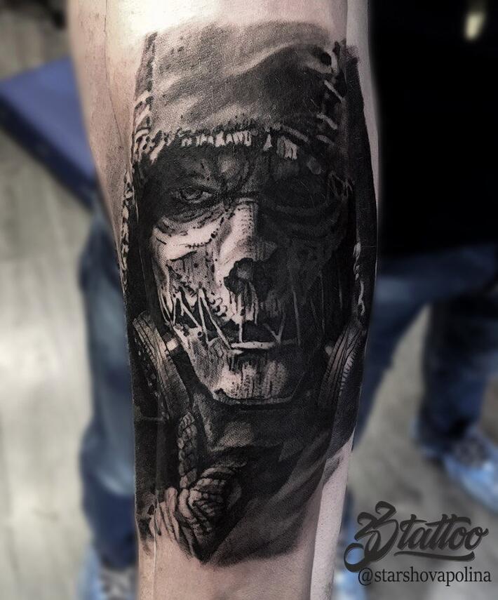 Punctured Piercing  Tattoo in Bountiful Utah Arkham Scarecrow tattoo by  Casey Wardell