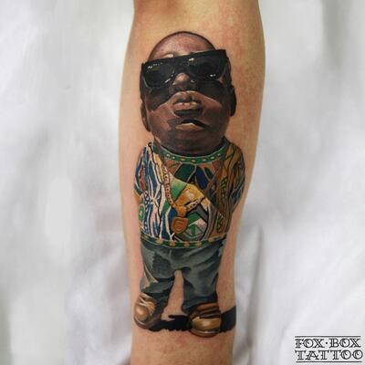 The Notorious BIG Tattoo  Tat2o