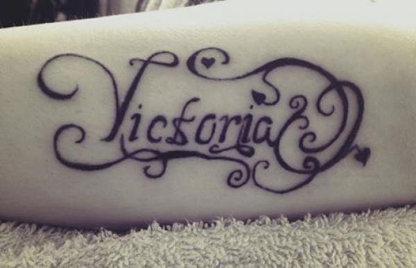 Татуировка с именем Виктория (59 фото)