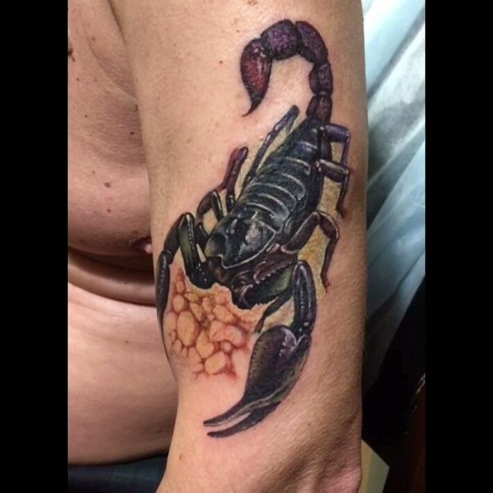 Фото тату Тату скорпионы на руке