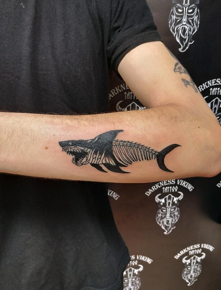 Captain Shark by samkanetattoo at Ocean Ink in Miranda New South Wales  skull shark samkanetattoo oceanink miranda ne  Shark tattoos Tattoos  Cool tattoos