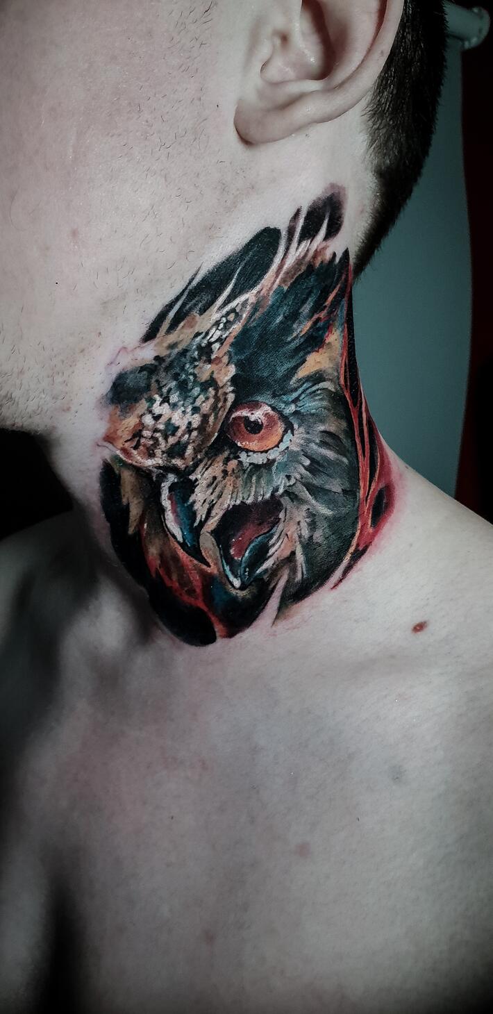 Snarling Wolf in Gray Storm Best Temporary Tattoos WannaBeInkcom