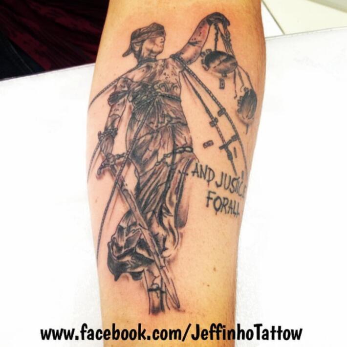 And Justice for All  Tattoo done by Joey Eyebrows at Bull  Flickr