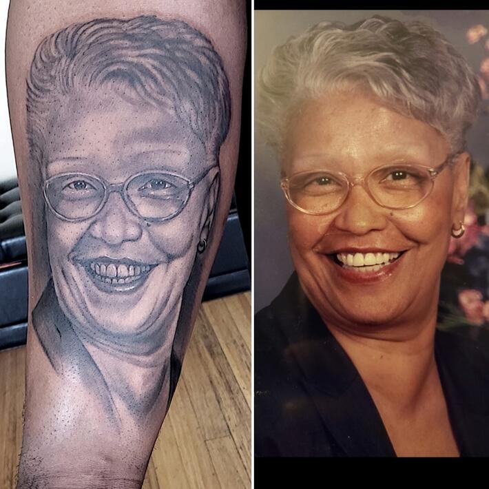 1st Session on this memorial portrait of my clients grandmother 🙌🏼 ... |  TikTok