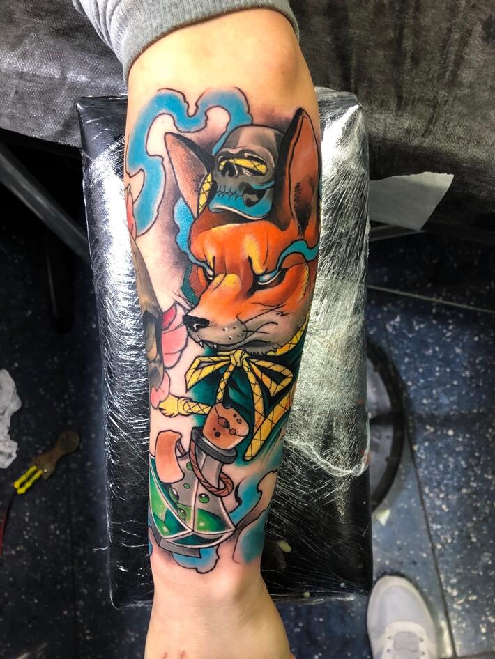Conker tattoo  Conkers Squirrel Tattoos