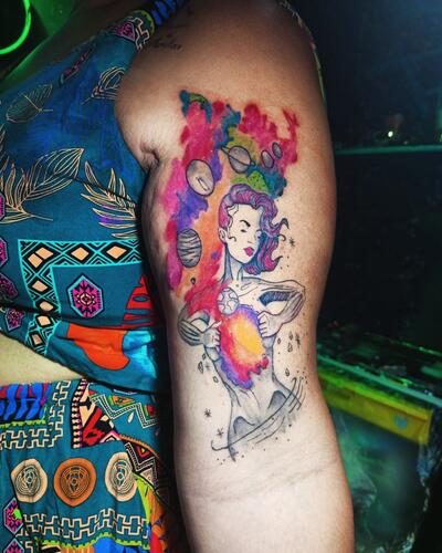 Tattoo colorida