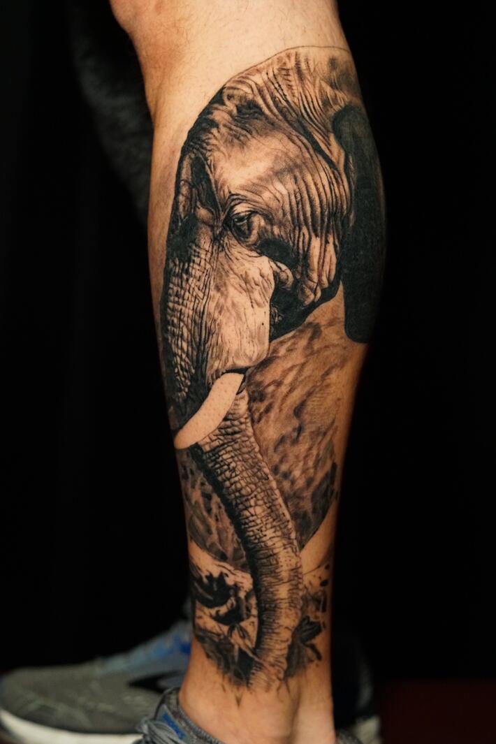 151 Elephant Tattoos Stock Photos, High-Res Pictures, and Images - Getty  Images