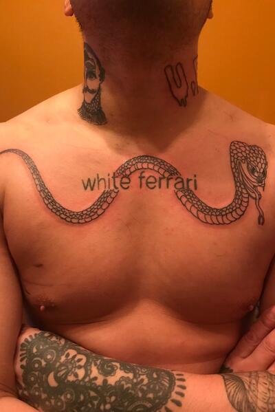 Frank Ocean's White Ferrari | Frank ocean tattoo, White ferrari, Ocean  tattoos