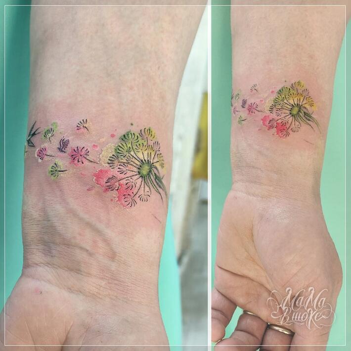 LydiaBestfootforward on Instagram: ““The sensitive plant,” Mimosa pudica  for Malia, tucked in between some of my older pieces. #ilu #botanicaltattoo  #portlandta…