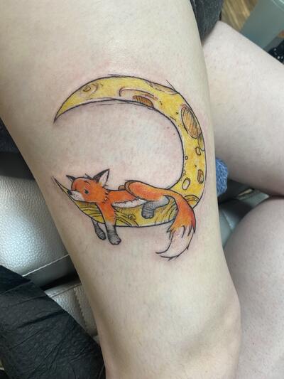 Fox on da moon