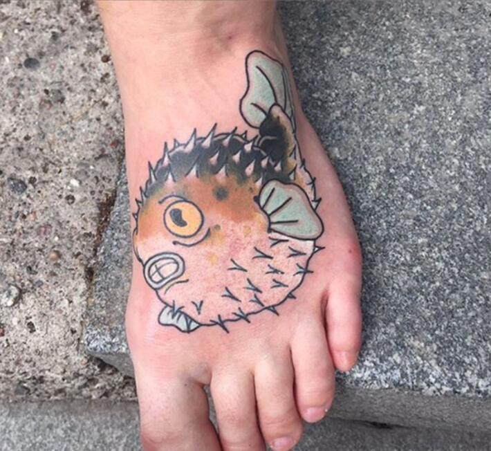 pufferfish in Tattoos  Search in 13M Tattoos Now  Tattoodo