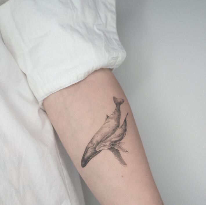 30 Incredible Whale Tattoos For Anybody Whos I