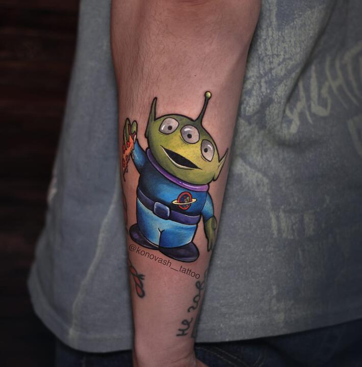 Toy Story Alien Tattoo 1 by willow138 on DeviantArt