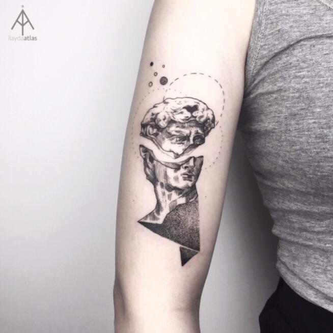 Forced to hold the heavens for eternity atlas tattoo black and gr   TikTok