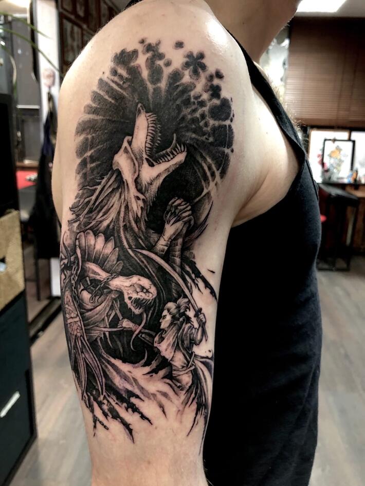 My new Vicar Amelia tattoo  rbloodborne