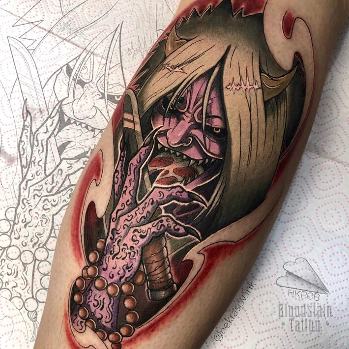 I had a fun time tattooing this Shinigami Reaper Death seal from Narut   TikTok