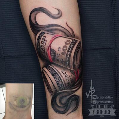 Tattoo uploaded by @pasha.et • #money #cash #euros #euro #tattoomoney  #tattoodo #tattoodoapp #tattoodoartclass • Tattoodo
