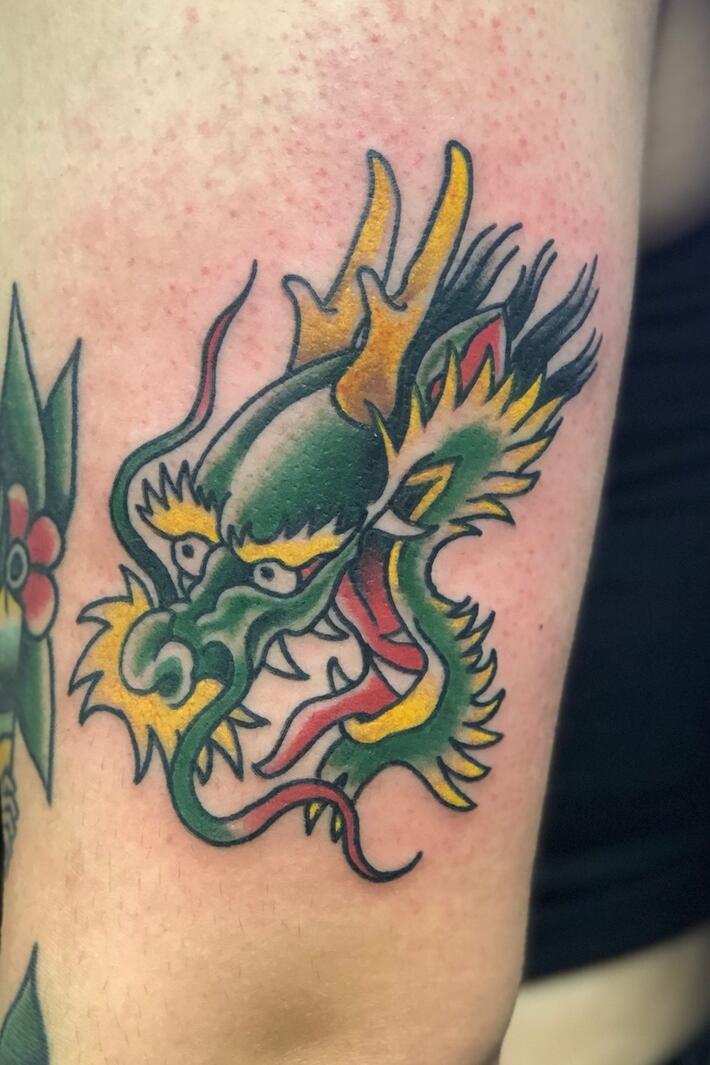 Sailor Jerry Dragon Head