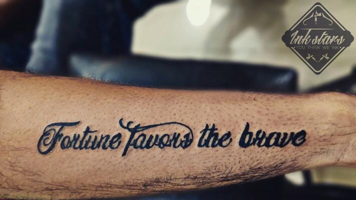 Top 65 fortune favors the brave tattoo best  thtantai2