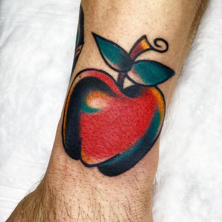 15 Snake  Apple Tattoo Designs That Could Inspire You