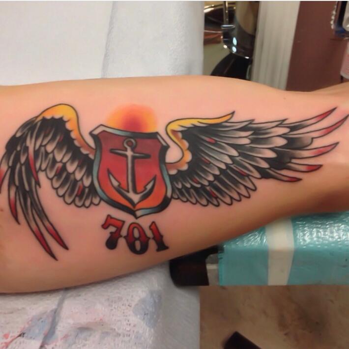 private pilot wings tattoo
