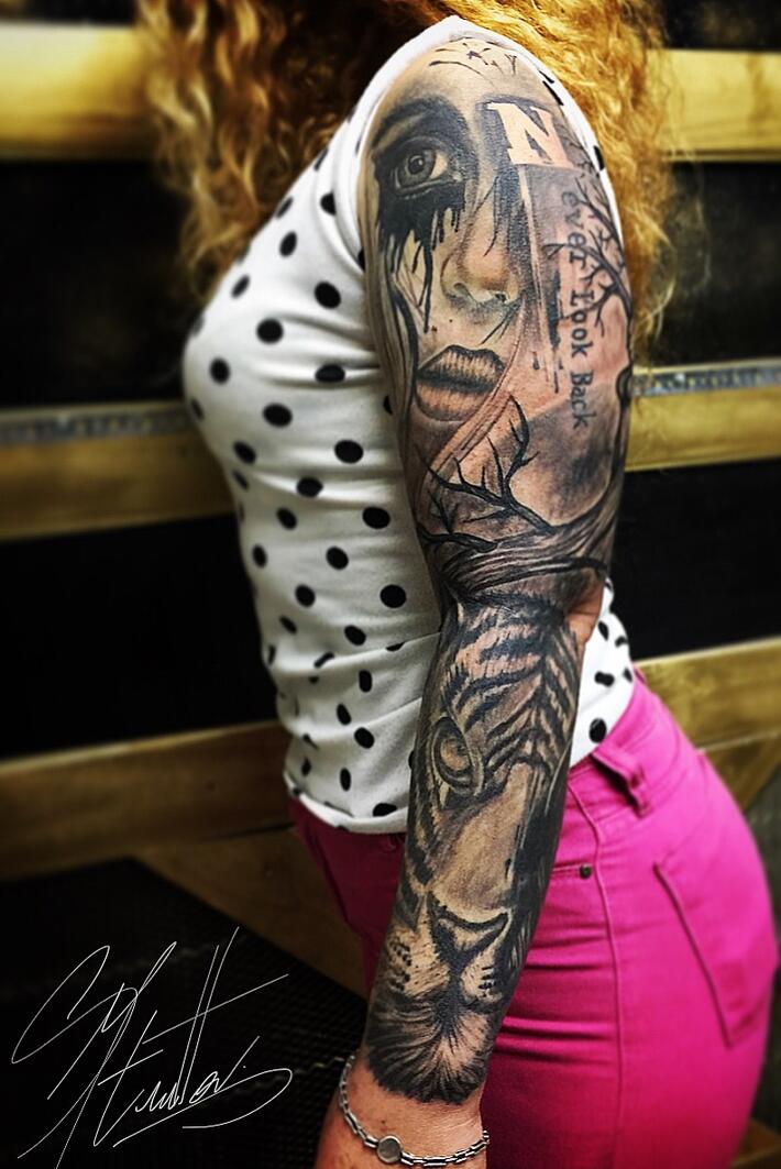 Mike DeVries  Tattoos  Evil Death  Skull Hand Tattoo