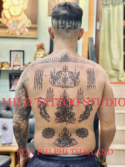 Mild tattoo Phi Phi studio koh