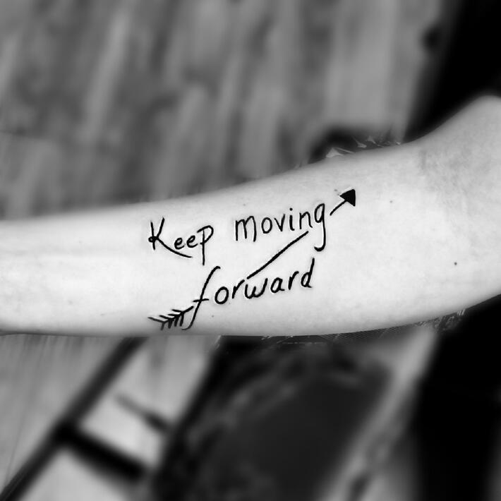 TATTOOS.ORG — fuckyeahtattoo: Keep Moving Forward This one...