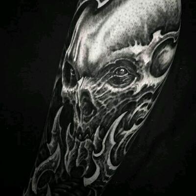 Download Skull ghost wallpaper by Ather26 - fb - Free on ZEDGE™ now. Browse  millions of popular black and white… | Evil skull tattoo, Skull wallpaper,  Skull artwork