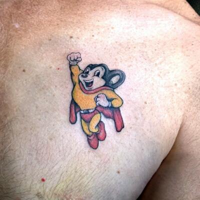 Tattoo uploaded by Tony Morris • Mighty mouse • Tattoodo