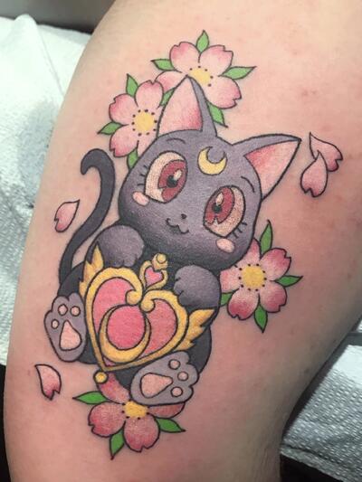 artemis tattoo sailor moon