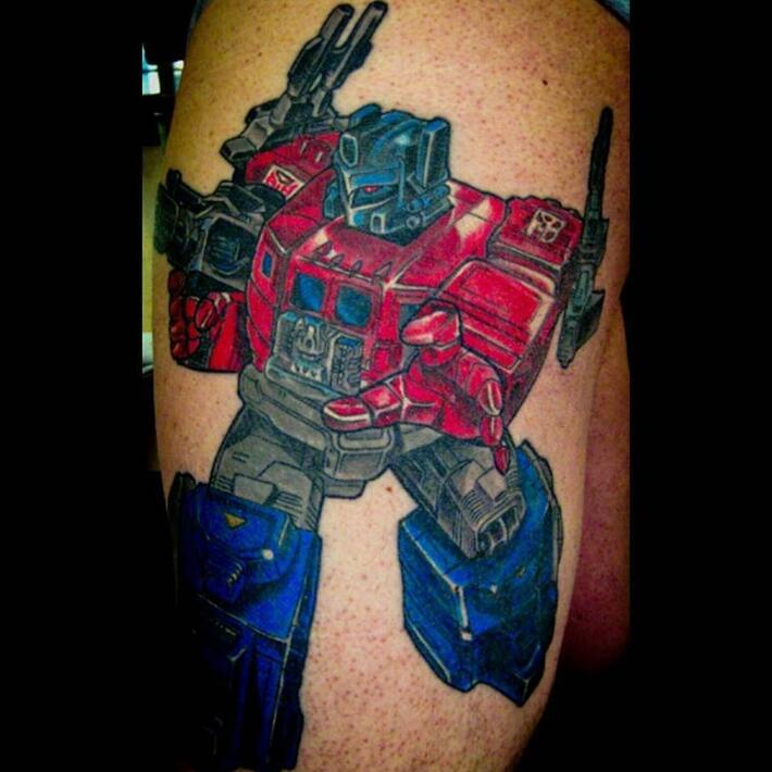 Optimus Prime tattoo by Benjamin Blvckout | Photo 23596