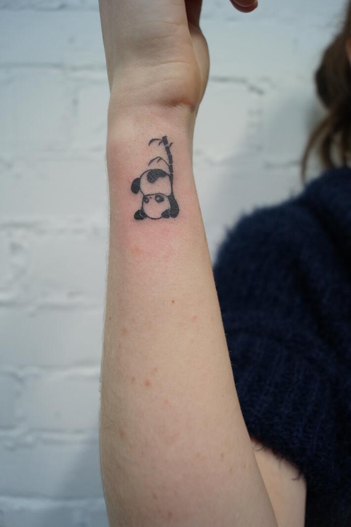 Panda Bear Temporary Tattoo - Set of 3 – Tatteco