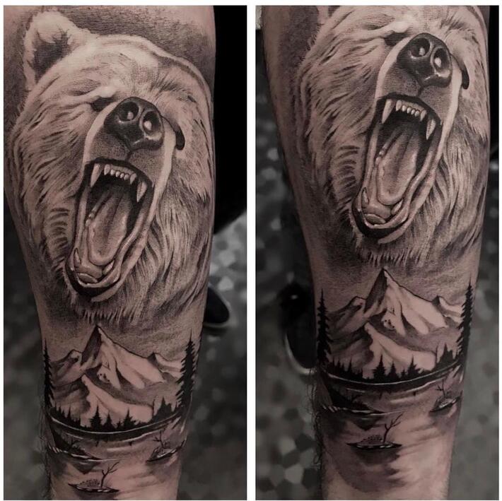 gypsy bear tattoo