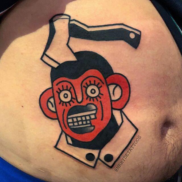 Monkey  Bomb  for Jose made  Treasure Coast Tattoo Co  Facebook