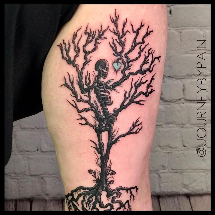 77 Attractive Tree Wrist Tattoos Design