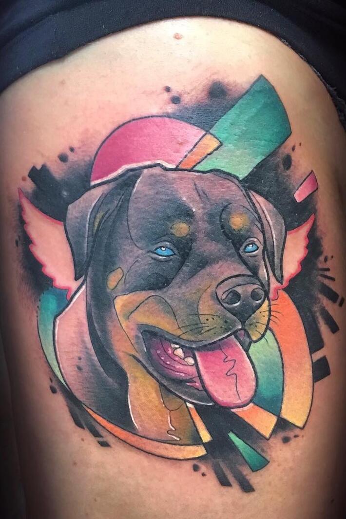 proud rottweiler by sugarskull-tattoos on DeviantArt