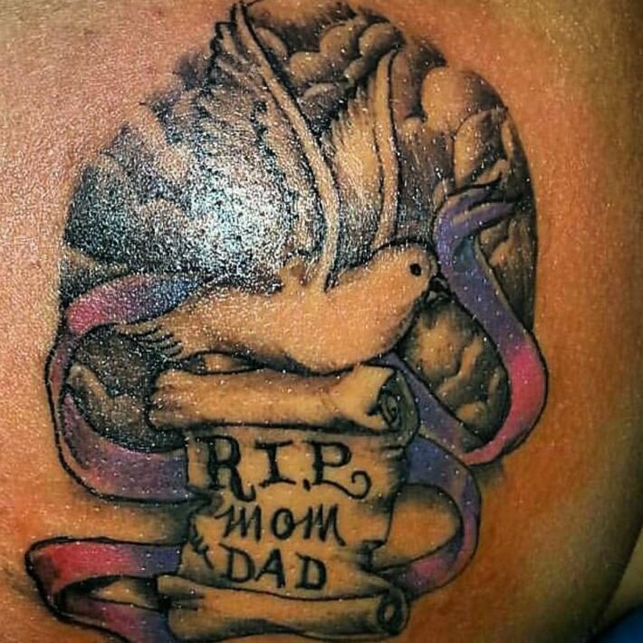 Memorial tattoo, client's father #rip #portraittattoo #memorialtattoo  #blackandgreytattoo #sandiegotattooartist #oceansidetattooar... | Instagram