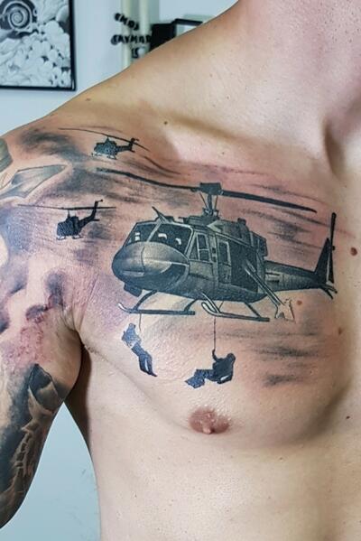 Pin by Matt Souders on Helicopter tattoos  Nc tattoo Tattoos Tattoo  artists