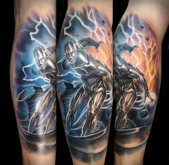 Tattoo Blog  silver surfer tattoo