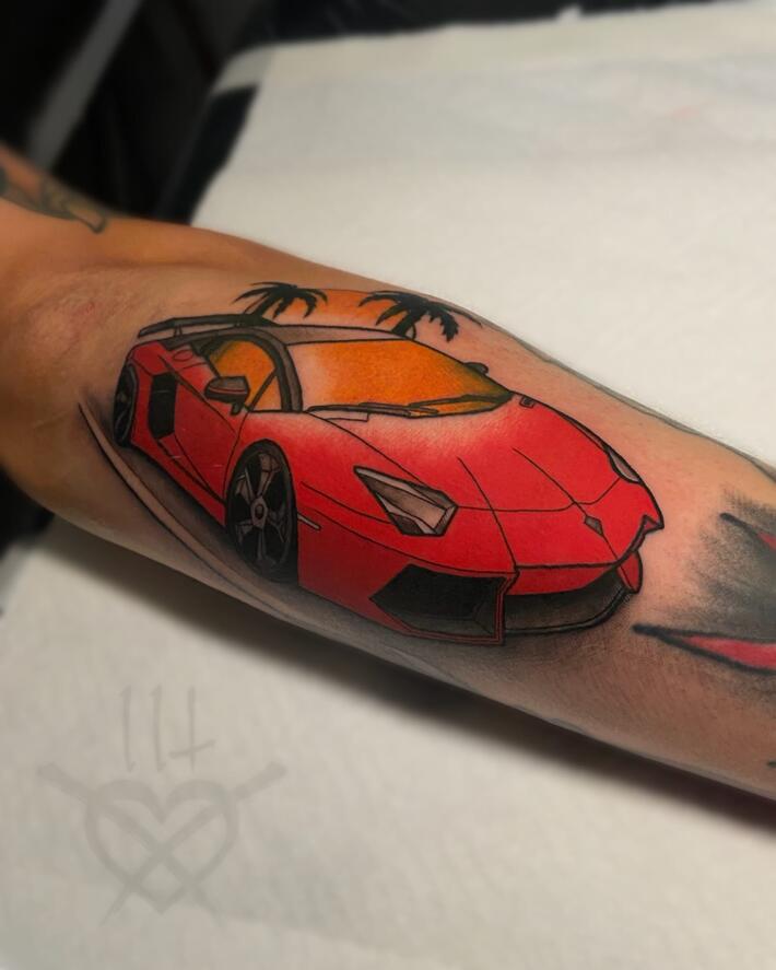 Tattooed Lamborghini unveiled  Automotive Blog