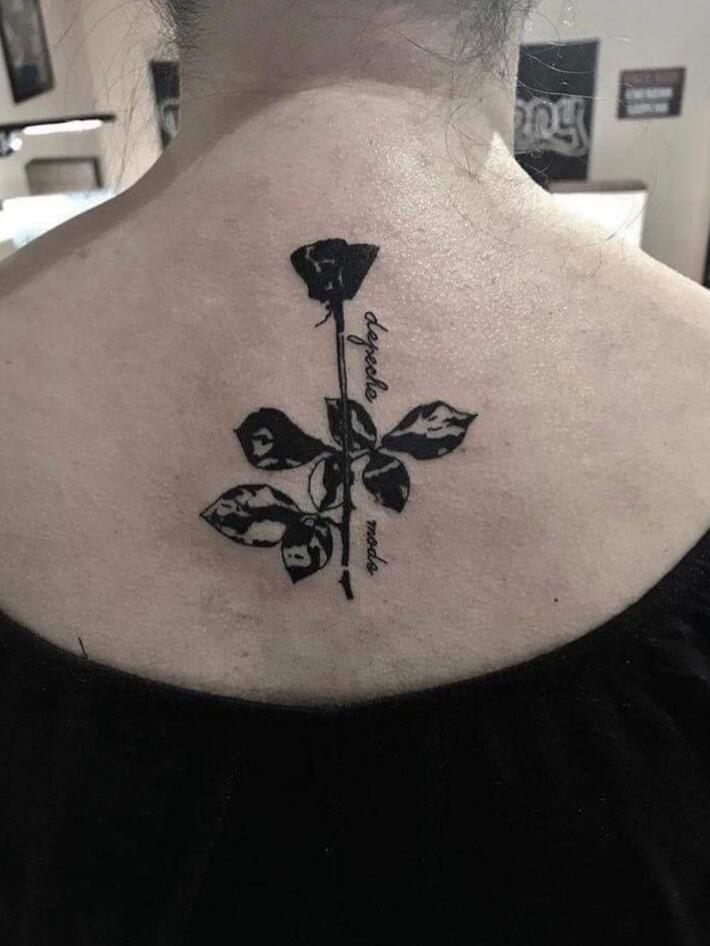 hmv Truro on Twitter Sad news We are all fans of Depeche Mode here  including one superfan RIP Andy Fletcher Today is therefore Depeche  Mode day DepecheMode synthmusic 80s vinyl tattoos fans